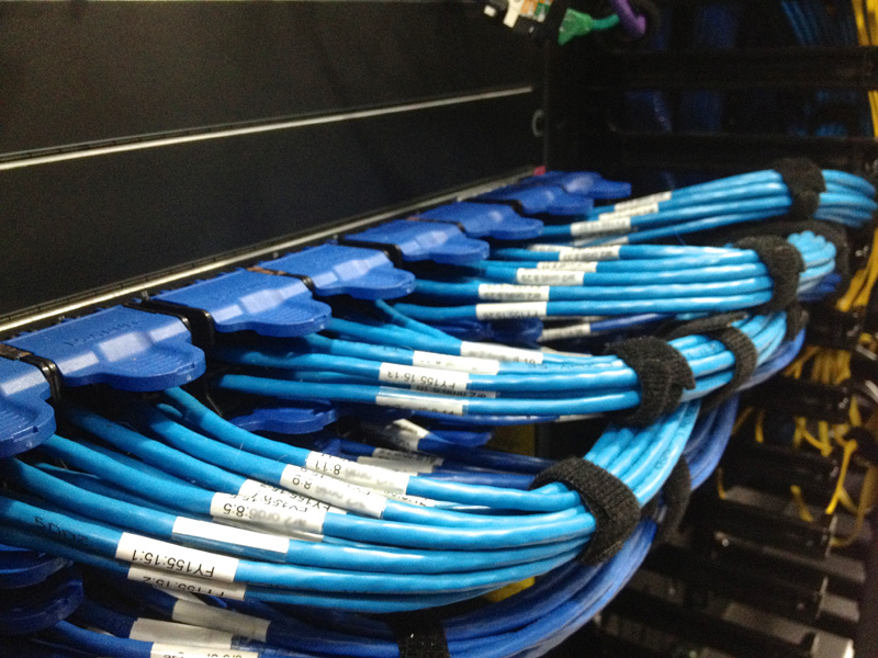 Cable management systems keep everything neat and safe!